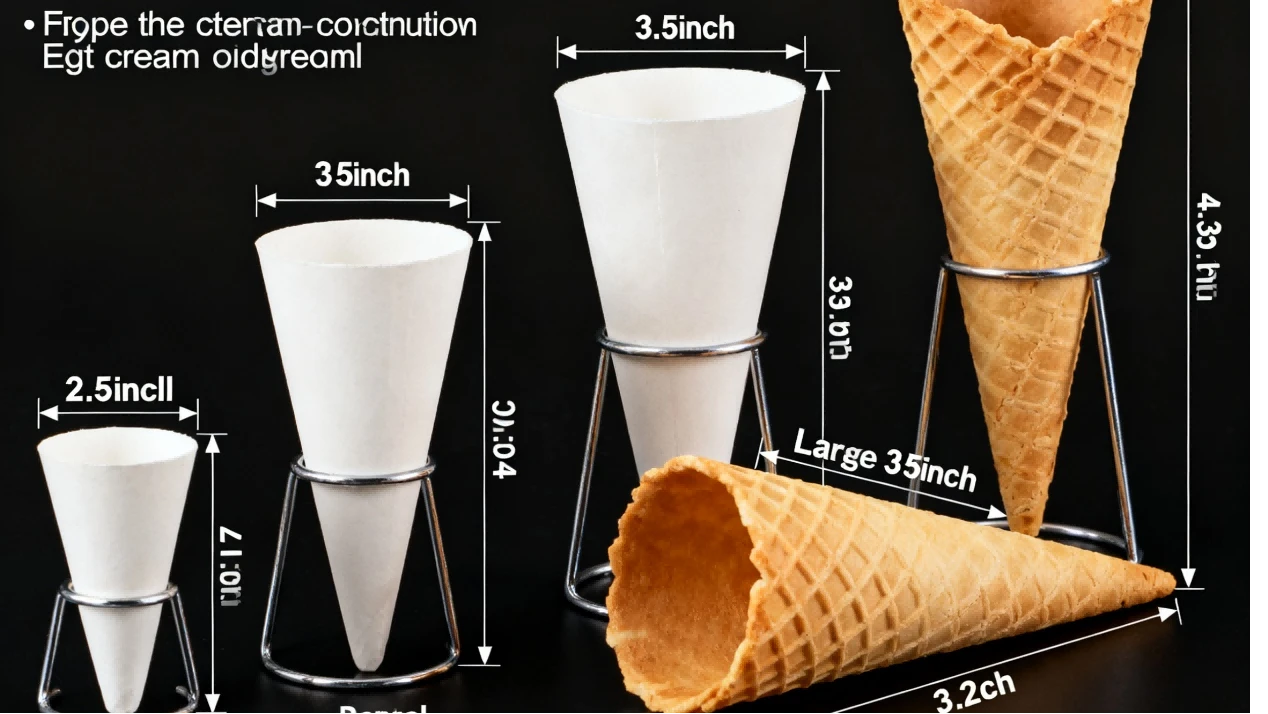 Ice Cream Cone Sleeve Sizes 2 Ice Cream Cone Sleeve Sizes 2