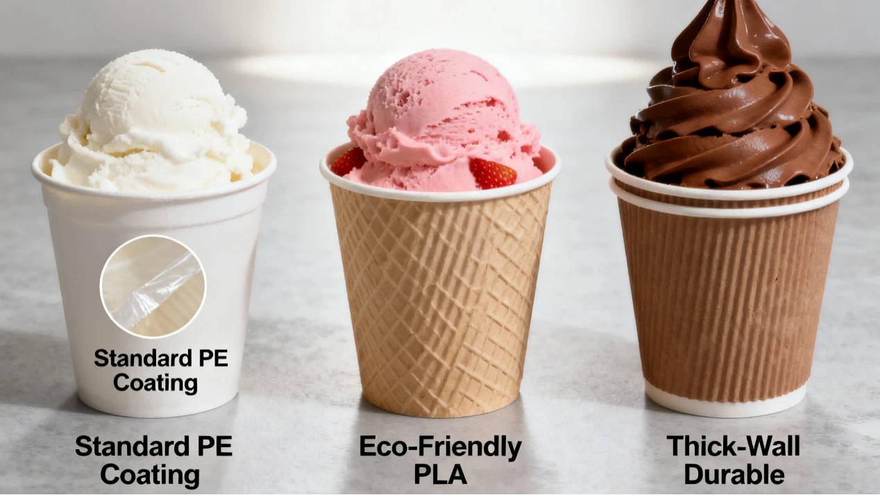 Paper Ice Cream Cups 2 Paper Ice Cream Cups 2