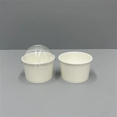 Kupollock av plast för glass